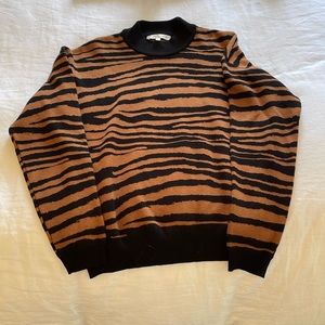 WAYF Tiger print sweater XS. Never worn